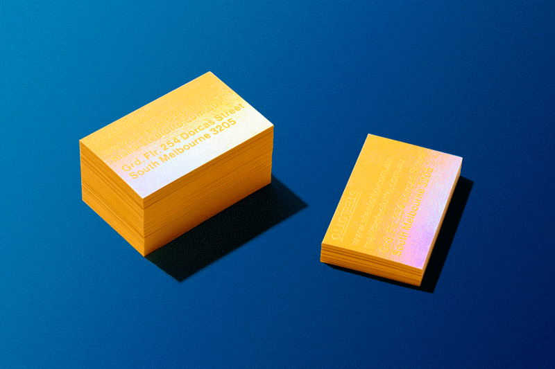 Steelotto Business Cards Yellow